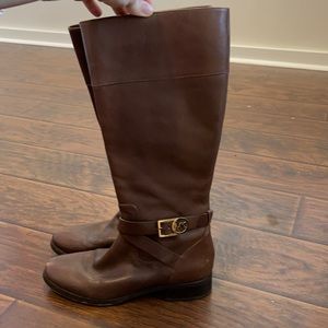 Michael Kors Leather Riding Boot